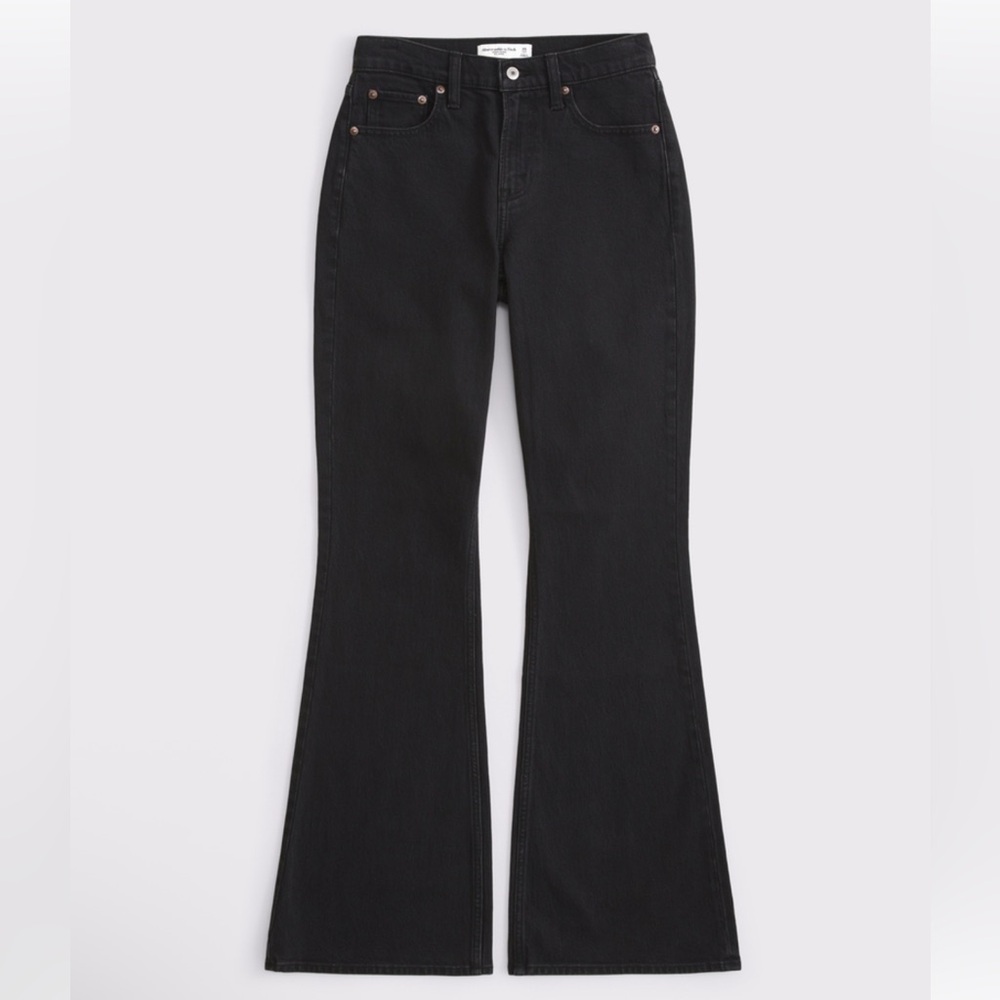 Abercrombie & Fitch Curve Love Vintage Flare High Rise Jeans